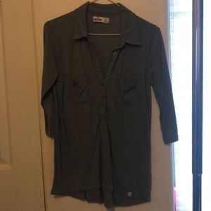 Gray - Quarter Sleeve- T-Shirt